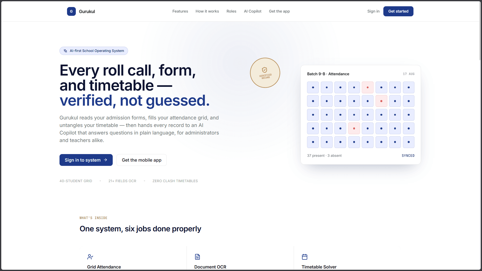 Gurukul — app preview